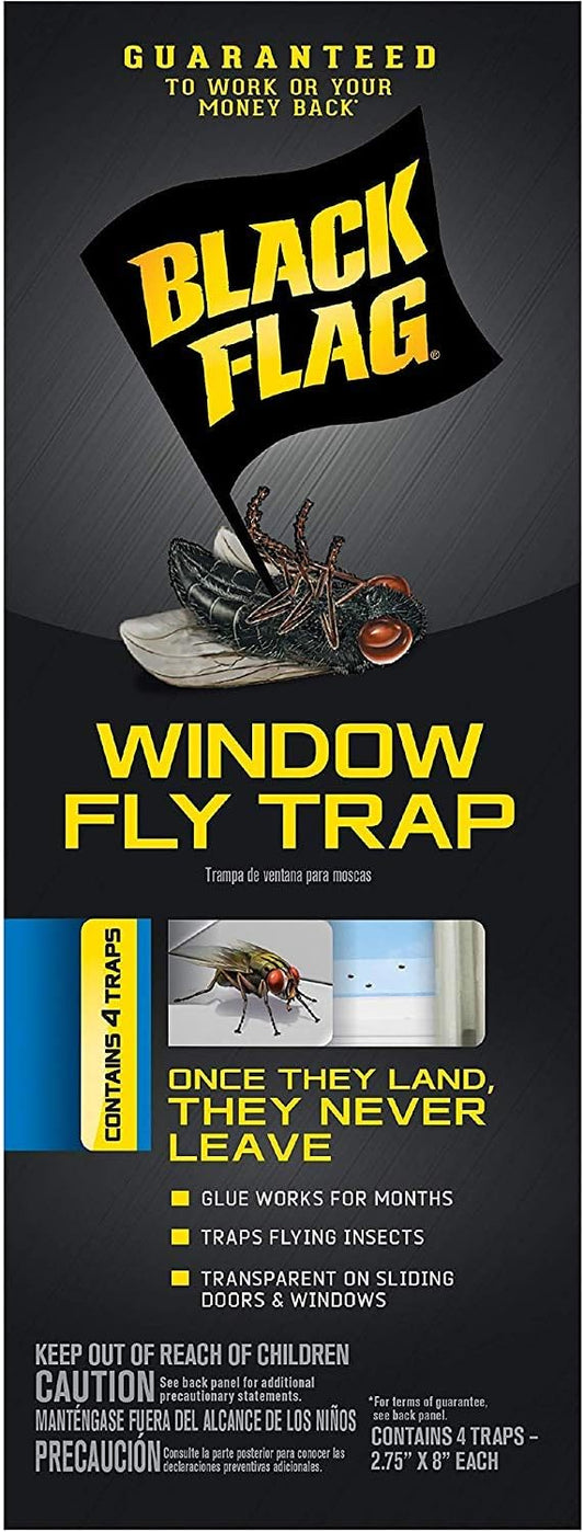 Black Flag Window Fly Trap(2Pack)