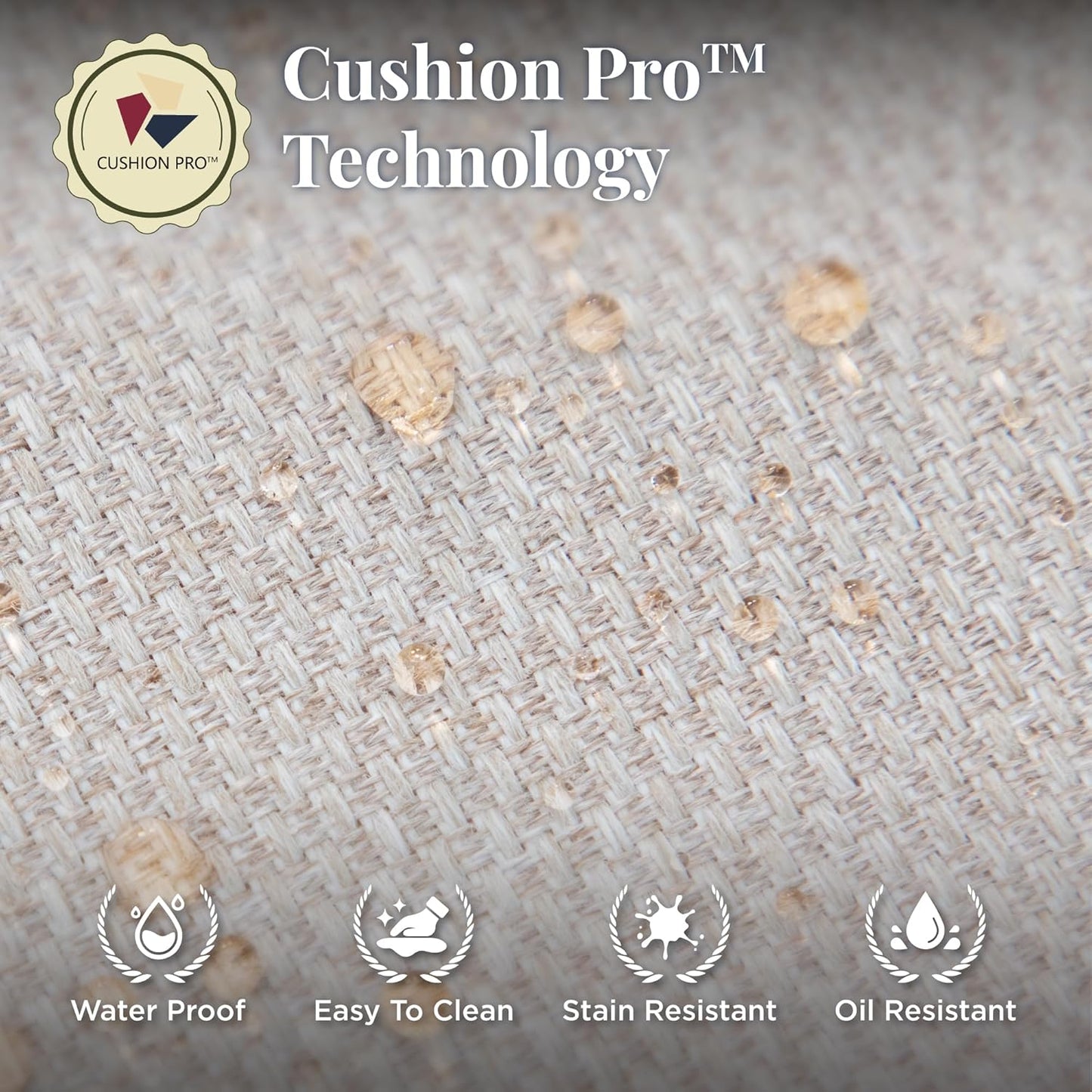 Patio Furniture Sofa, 3-Seat Patio Sofa Steel Frame Outdoor Sectional Couch with Deep Seating and 5.75” Cushions for Lawn Backyard Porch Deck, Beige