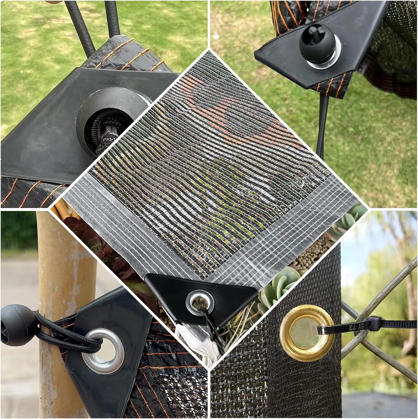 Shade Sail Hardware Kit 6 inch turnbuckles for Triangle Rectangle Sun Shade Sail Outdoor Installation turnbuckles for Cables Wire for Outdoor,Garden,Kitchen,Craft,118PCS