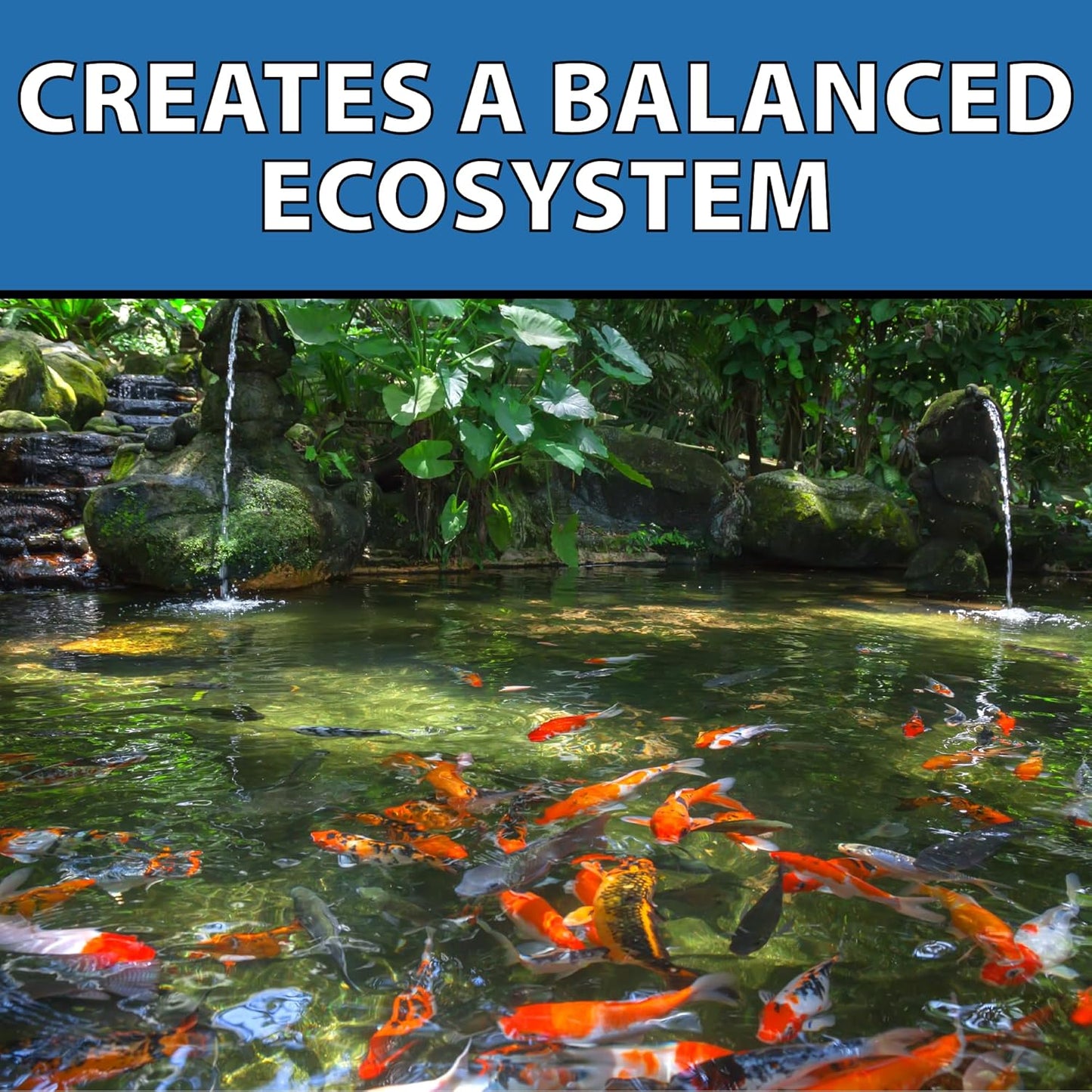 CrystalClear Barley Extract Water Garden & Fountain Clarifier, Natural Liquid Concentrate to Treat Cloudy Ponds, Koi Fish, Plant & Pet Safe, 32 Ounce