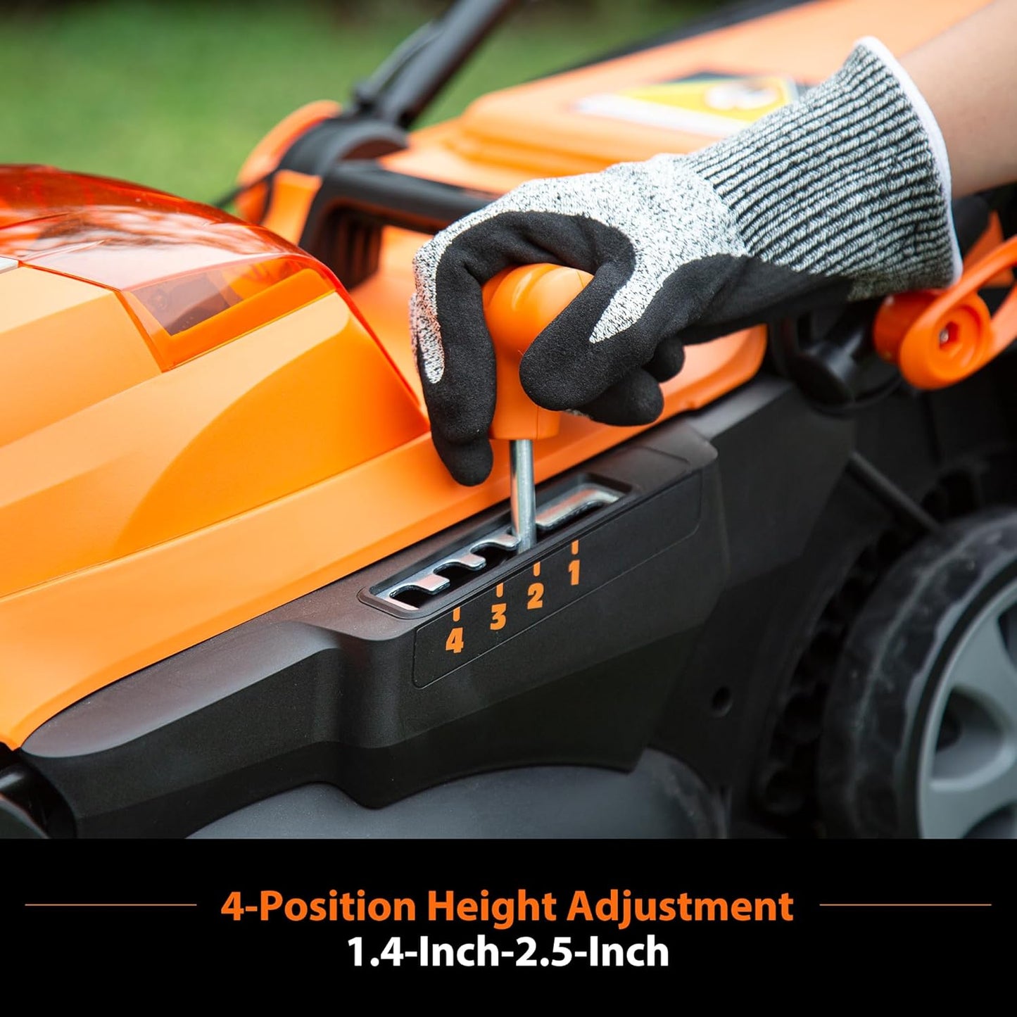 LawnMaster CLMF4815E 48V MAX* 15-inch Brushless Cordless Mower with 2X24V MAX* 4.0Ah Battery and a Dual Charger