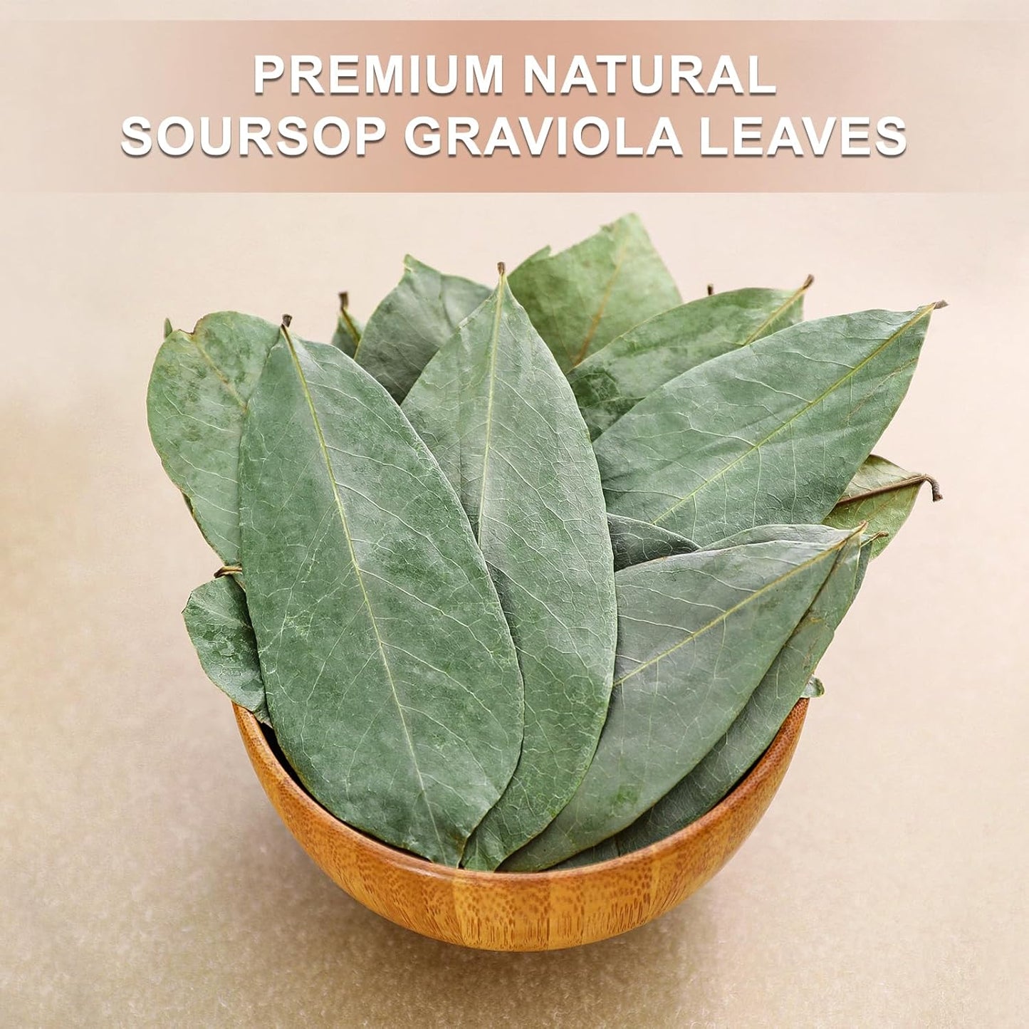 TEARELAE - Soursop Leaves Tea - 300+ Premium Soursop Graviola Dried Whole Leaves - Hojas De Guanabana - Country of Origin Thailand - Support Digestion & Rich In Nutrients