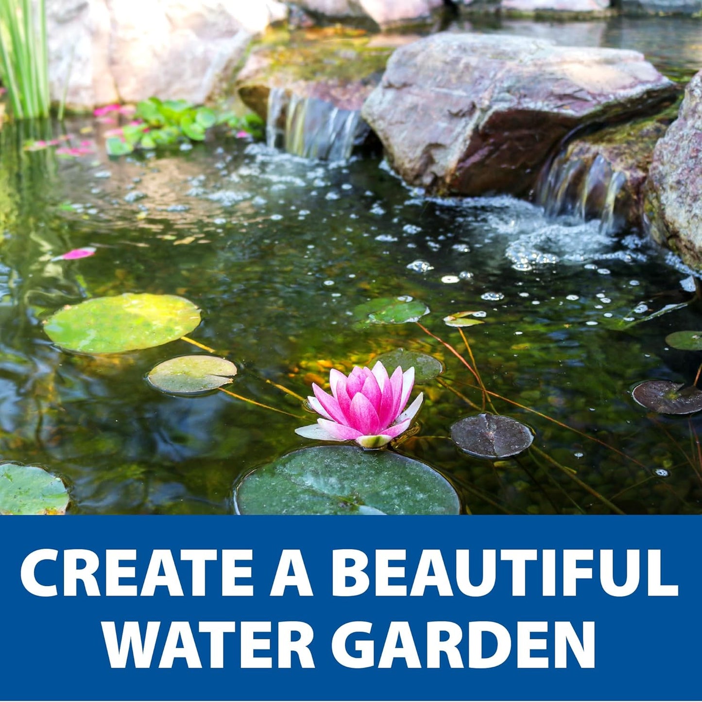 The Pond Guy SolidFlo G2 Submersible Pump for Small Ponds, Water Gardens & Waterfalls, Quiet, Durable, and Efficient Flow, Easy DIY Setup, 2650 GPH