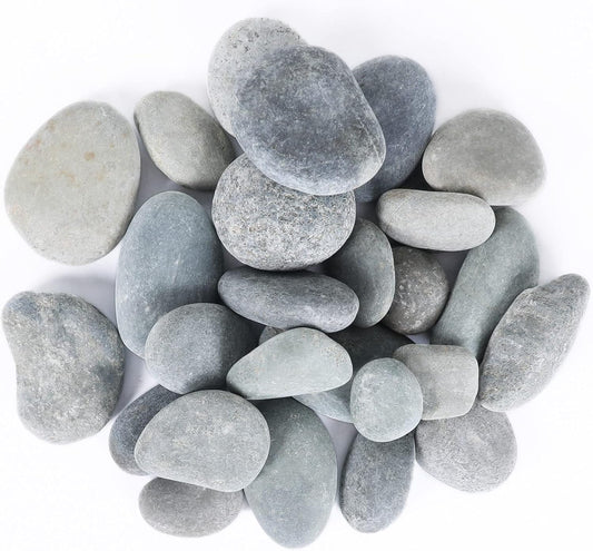 11LB Stones Pebbles River Rocks, 100% Natural Hand-Picked Premium Decorative Pebbles, Ideal for Garden Landscaping, Home Decor, Aquariums, Painting, Crafting and Gifts, Green