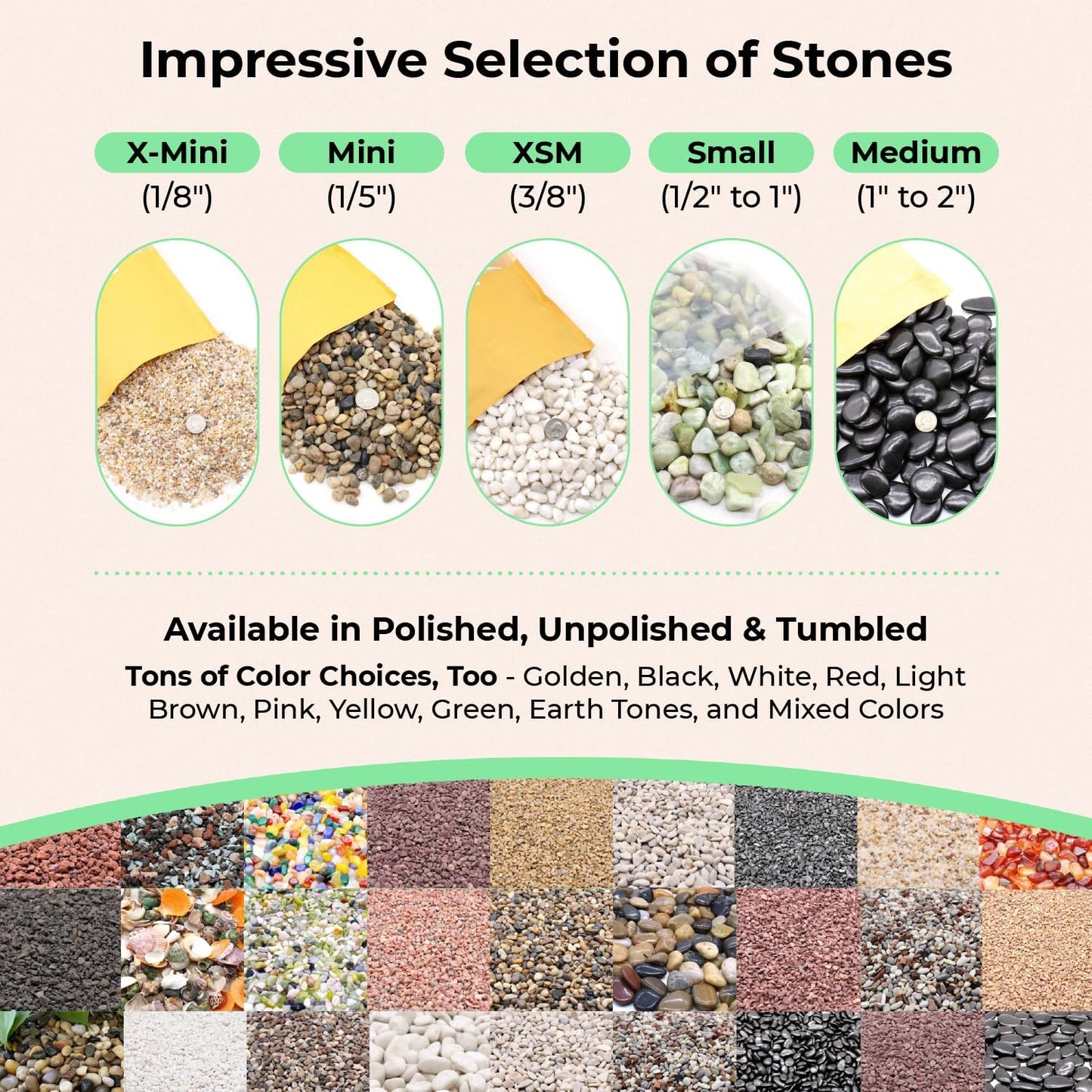 Coarse Sand. Golden Color. 1/8 Inch 10 lbs. for Potting Soil, Succulents, Pots, Plants, Gardening, Indoor, Crafting, Vase Fillers, Landscaping (X-Mini, COARSE Sand - Golden, 10)