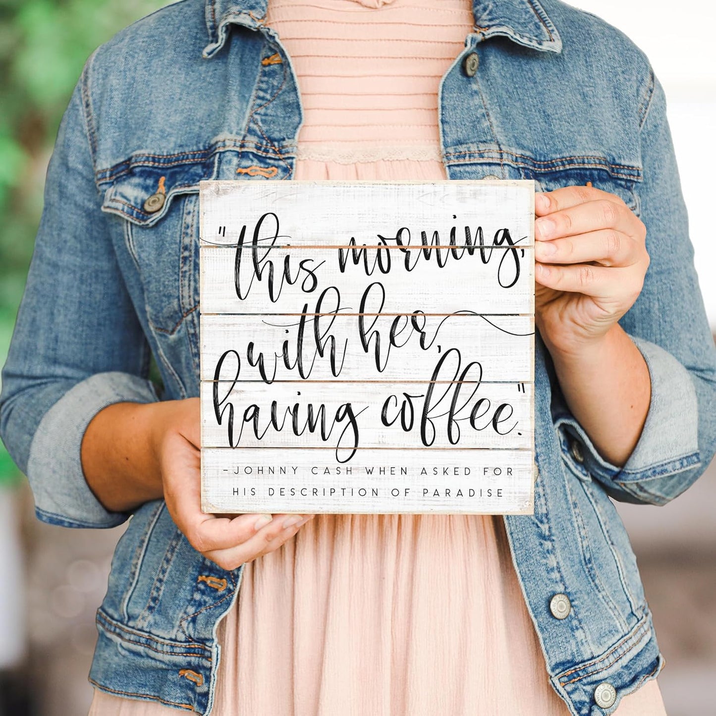 Simply Said, INC Perfect Pallets Petites Johnny Cash's Paradise, 8x8 in Wood Sign PET19508