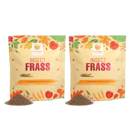 Insect Frass Fertilizer for Soil Amendment, All-Purpose Organic House Plant Food and Fertilizer- Pack of 2