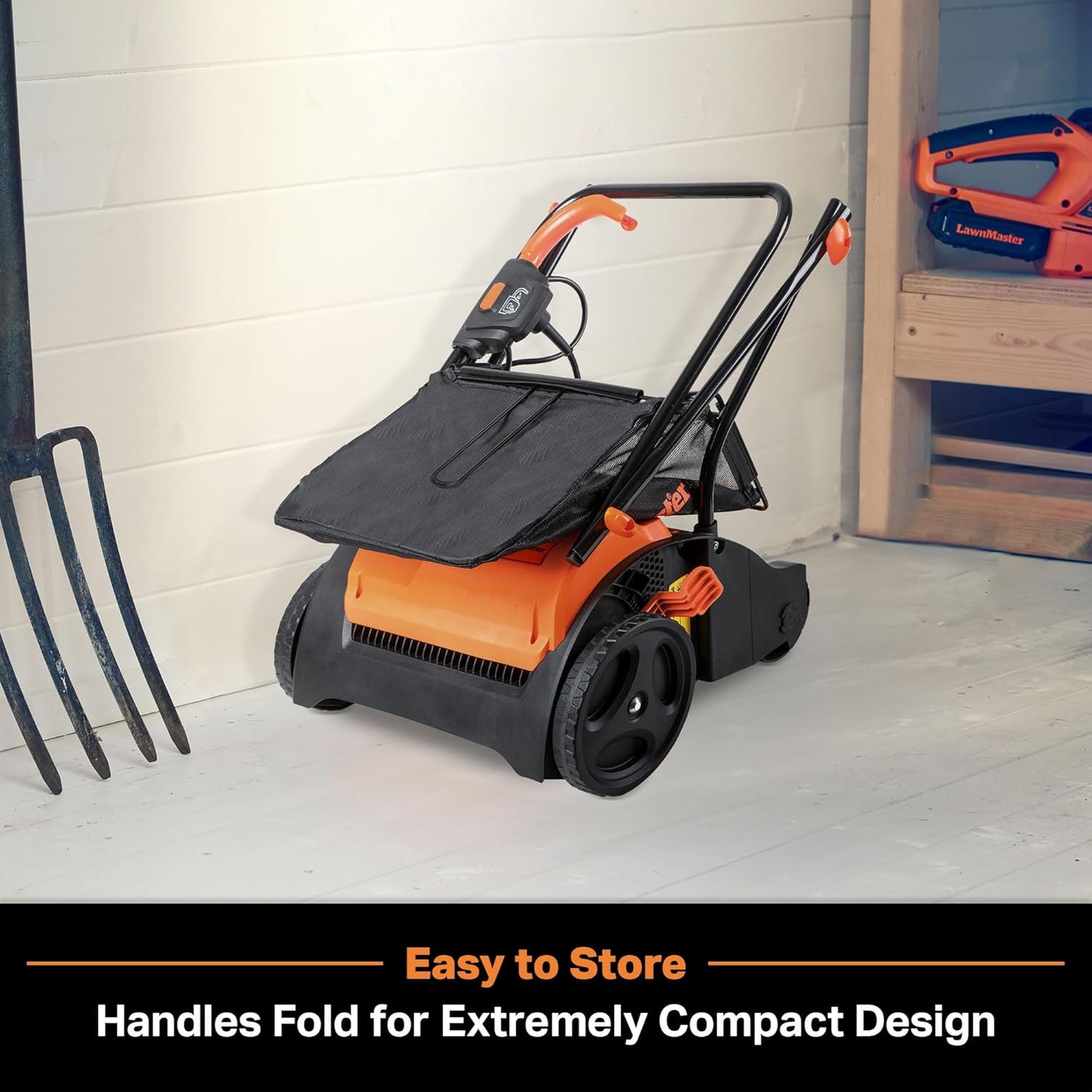 LawnMaster GV1212B Scarifier and Dethatcher 13-Inch 12AMP