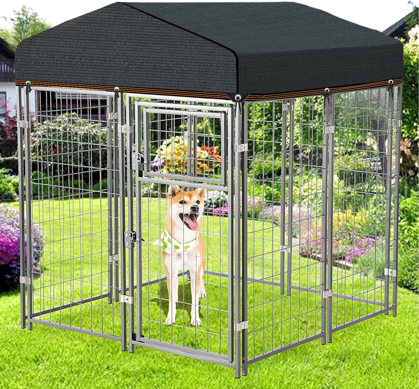 QLOFEI Shade Cloth for Garden, 90% Sunblock Neting Cover Shade Cloth with Grommets, Sun Protection Screens for Patio Kennel Chicken Coop Pergola Greenhouse Plants Cover Mesh Tarp, 10x15 FT
