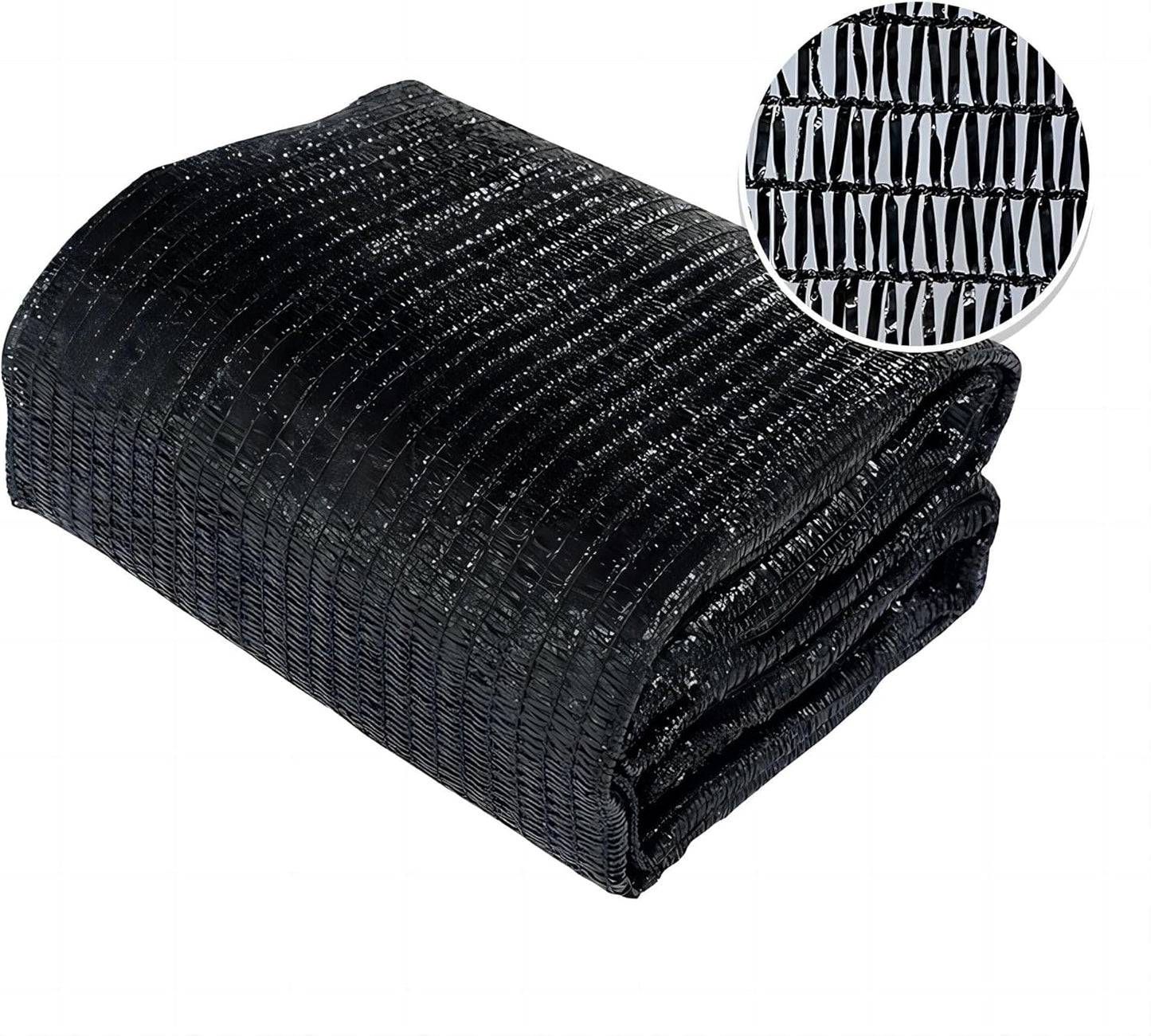 Agfabric 30% Shade Cloth 8x12ft Net Mesh Shade with Clips for Garden Patio&Plants, Black