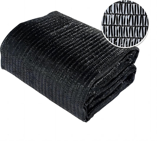 Agfabric 10 X 10ft 30% Sun Shade Sun Shade Fabric Sunblock Shade Cloth Cover with Clips for Plants, Black