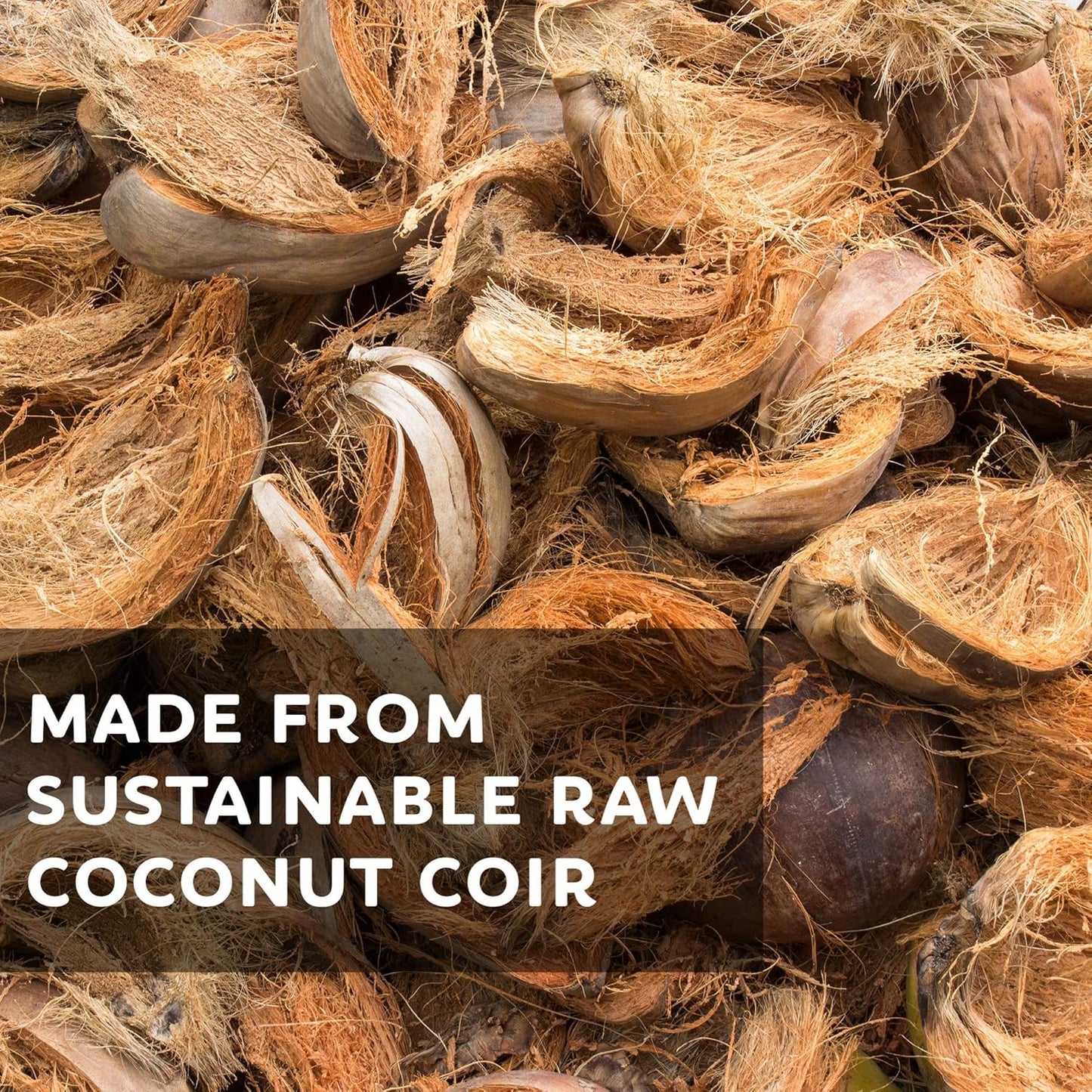 Mountain Valley Seed Company Minute Soil - Compressed Coco Coir Brick, Fiber Grow Medium, Potting Soil Indoor & Outdoor Plants, 1 Block = 15 Gal, Peat Free, OMRI Organic