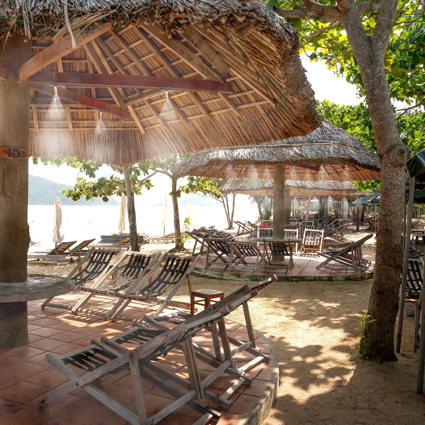 Mornajina 20Packs Brass Misting Nozzles for Outdoor Cooling System, Misting System Heads Sprayer 0.020" (0.5 mm) 10-24 UNC, High Pressure