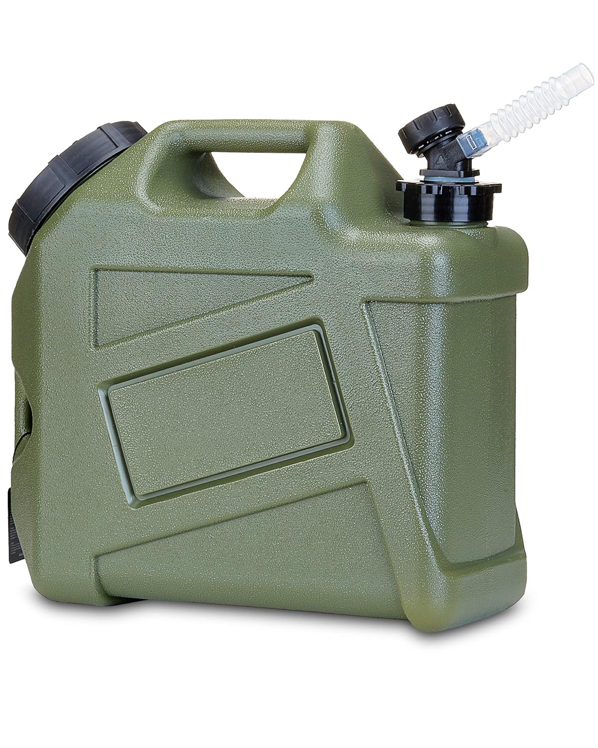 UPWOIGH Camping Water Container, 2.6 Gallon Small(13.1x12x5.3in) Water Containers Jug, Truly No Leakage Water Storage, Green Water Tank,BPA Free Portable Emergency Water Can for Camping, Hiking