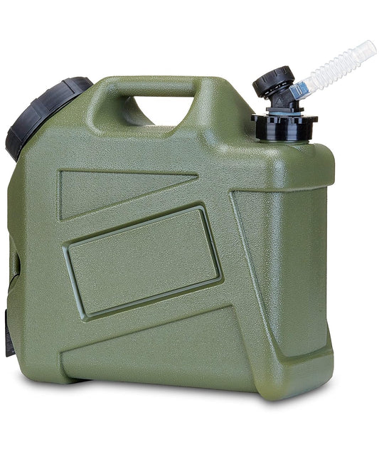 UPWOIGH Camping Water Container, 2.6 Gallon Small(13.1x12x5.3in) Water Containers Jug, Truly No Leakage Water Storage, Green Water Tank,BPA Free Portable Emergency Water Can for Camping, Hiking