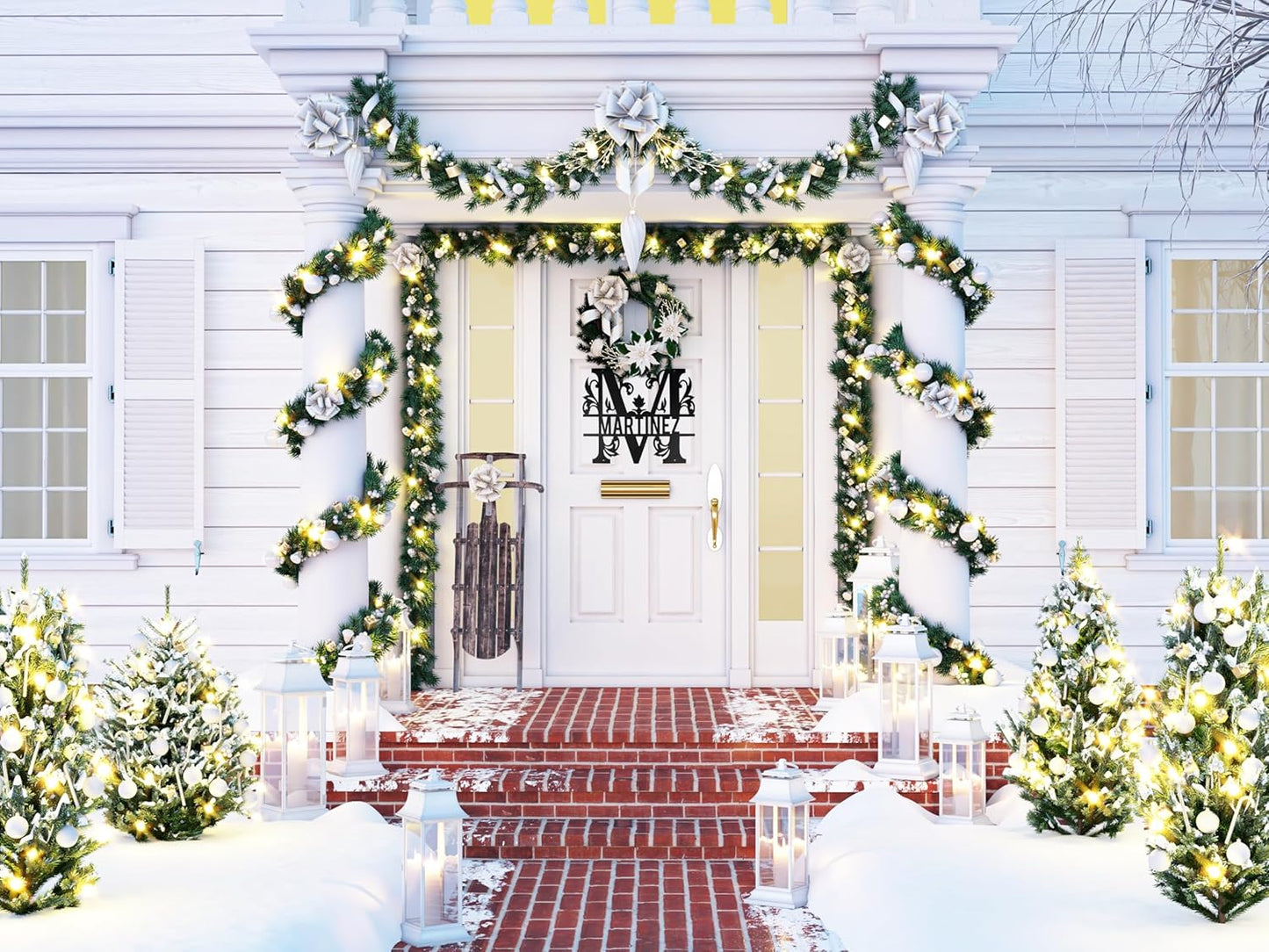 RealSteel, Metal Name Sign, Custom Metal Signs, Metal Wall Art, Split Letter Monogram, Metal Wall Decor, Last Name Sign, Family Name Sign, Personalized Wedding Gift, Garden Decor