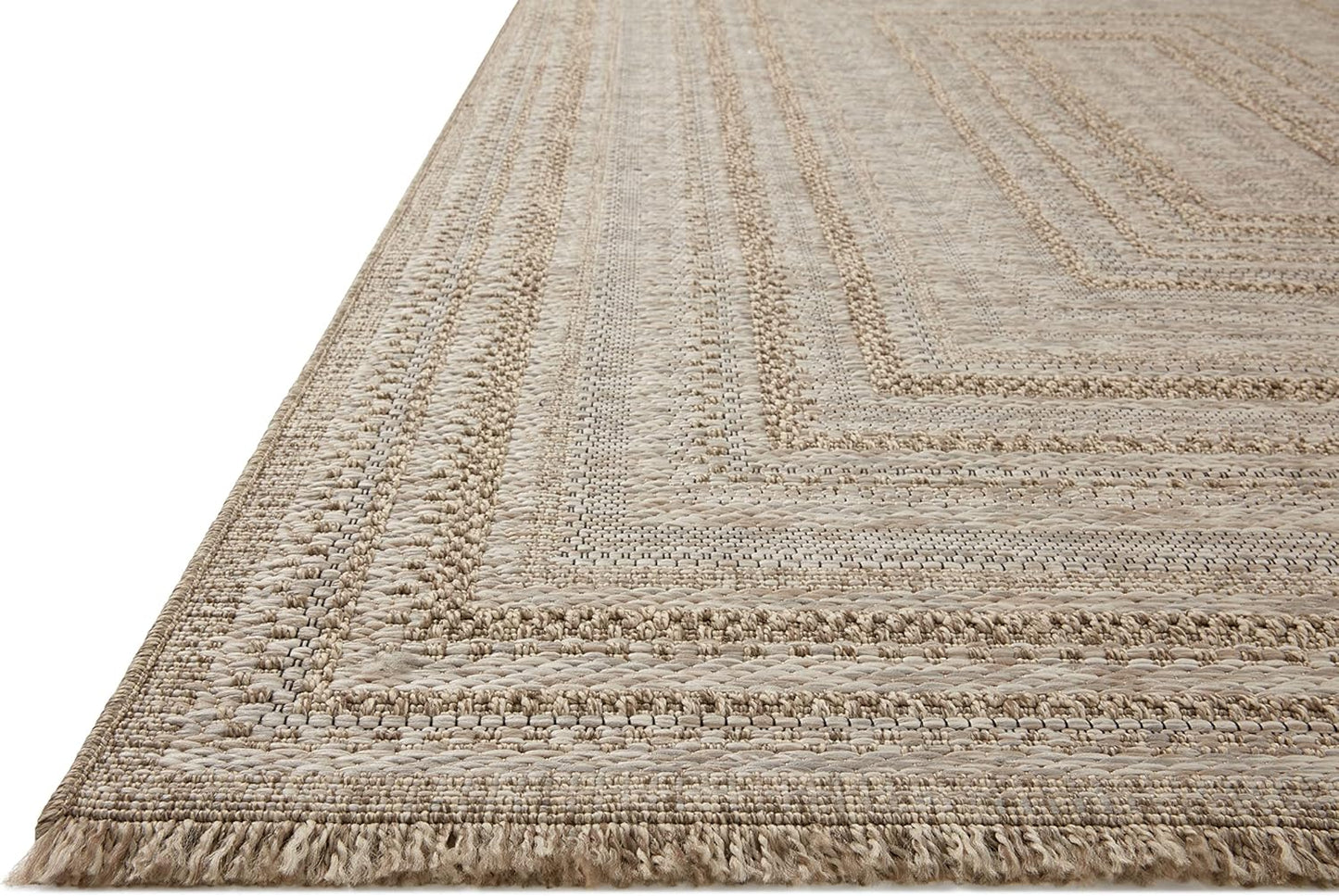 Loloi Dawn Collection Indoor/Outdoor DAW-01 Natural 2'-3" x 3'-9" Accent Rug