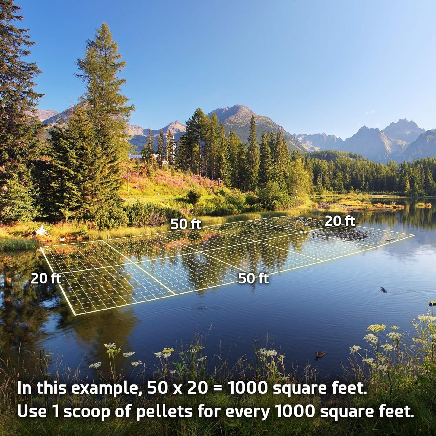 Pond Sludge Remover – 10 Pounds Beneficial Pond Bacteria & Enzyme Treatment - 100% Natural Muck Digester – Safe for All Aquatic Life and Recreation - Made in The USA