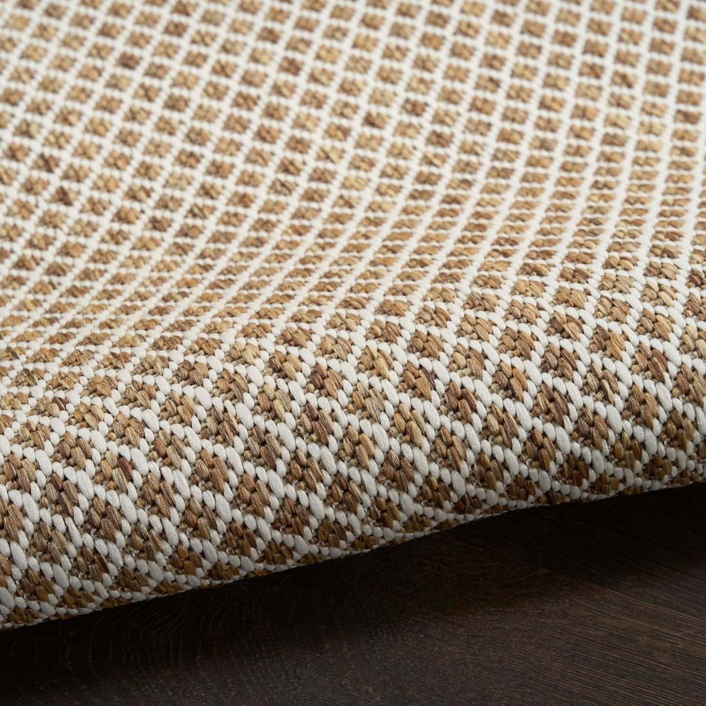 Nourison Home Courtyard Jute Ivory 2'2" x 8' Area Rug - Easy Clean, Non Shedding, Bed Room, Living Room, Dining Room, Kitchen (8' Runner)