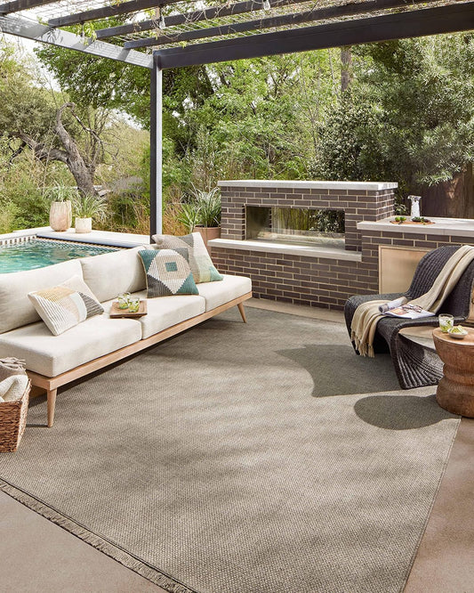 Loloi Dawn Collection Indoor/Outdoor DAW-04 Coffee 2'-3" x 10'-0" Runner Rug