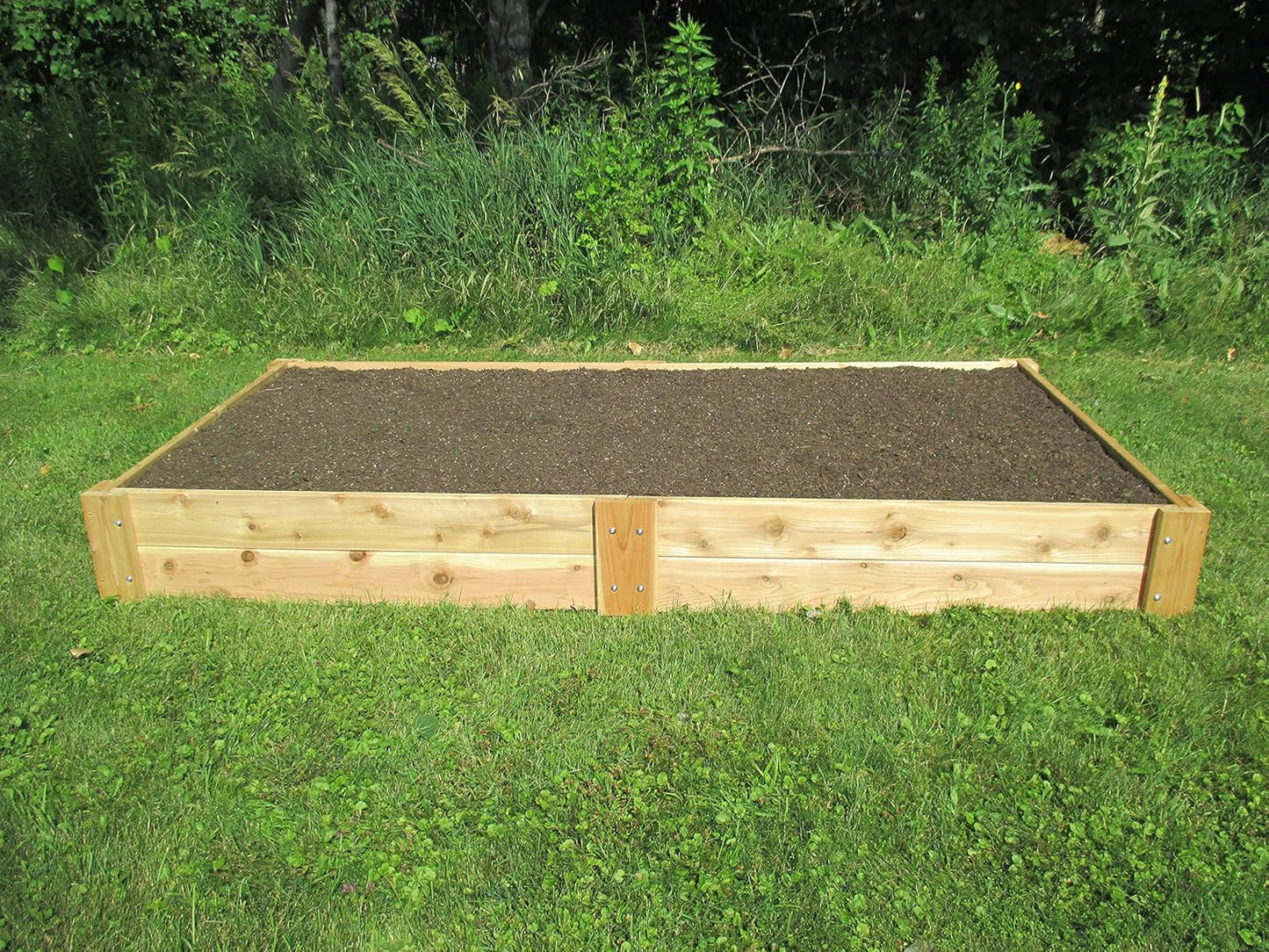 Infinite Cedar Premium Cedar Raised Garden Bed - 1" Thick Wood (4' x 8' x 11" H)