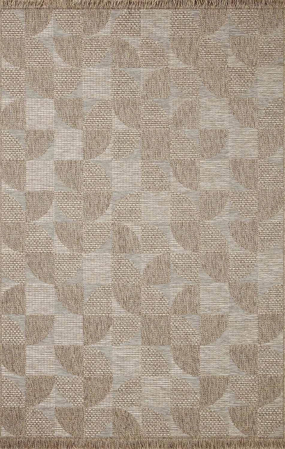 Loloi Dawn Collection Indoor/Outdoor DAW-08 Beige 2'-3" x 7'-7" Runner Rug